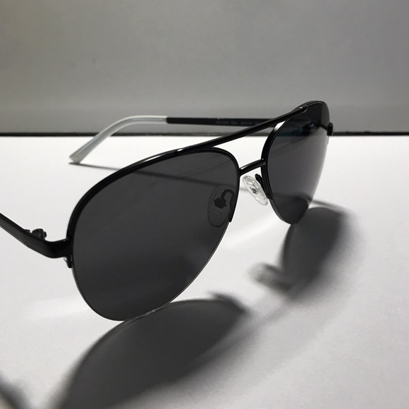 REACTION KENNETH COLE BLACK AVIATOR SUNGLASSES - Picture 14 of 16